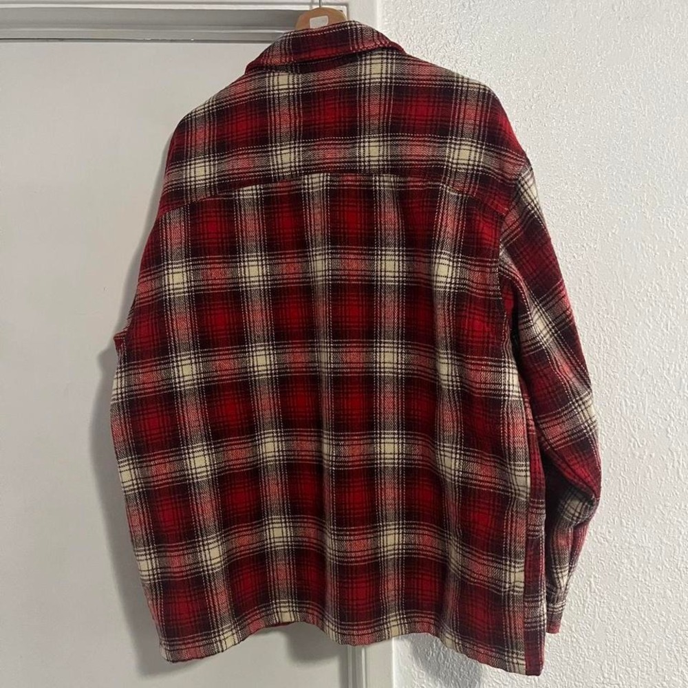 Vintage‎ Big Star Red Plaid Shirt Jacket - Men's Medium - Picture 3 of 6
